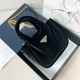 프라다 Prada 1BA410 패딩 벨벳 미니 핸드백 블랙 16cm
