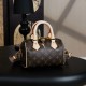 루이비통 Louis Vuitton M46222 Speedy Bandouliere 20 Monogram Beige 20.5cm
