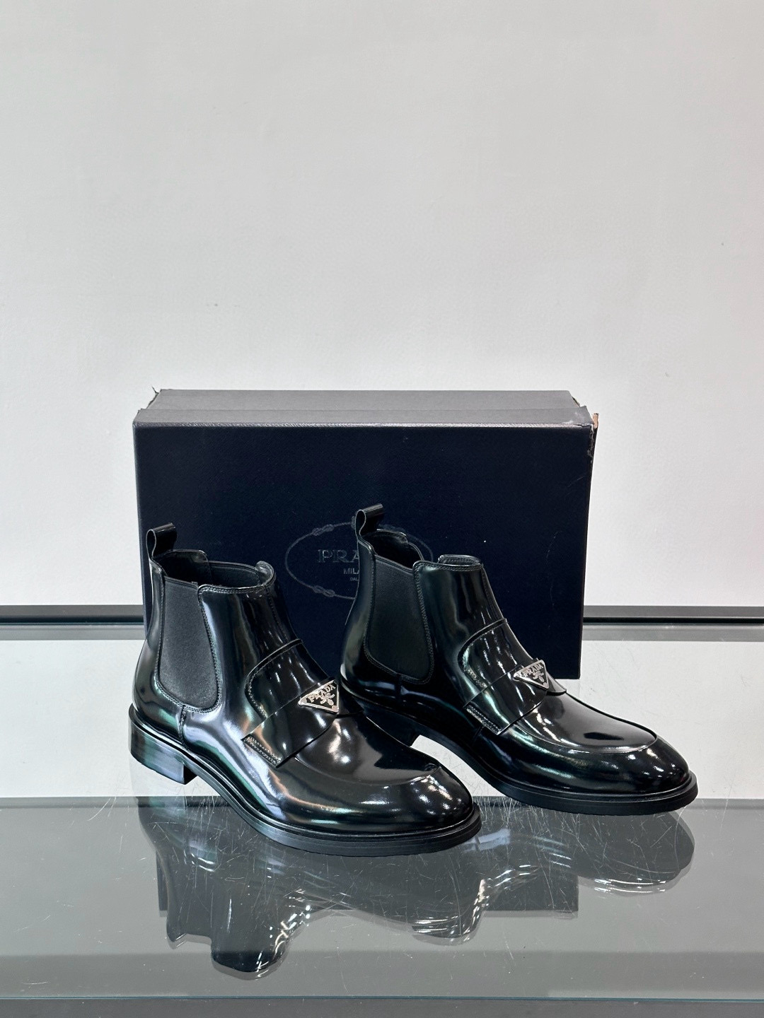 프라다 Prada 앵클 부츠