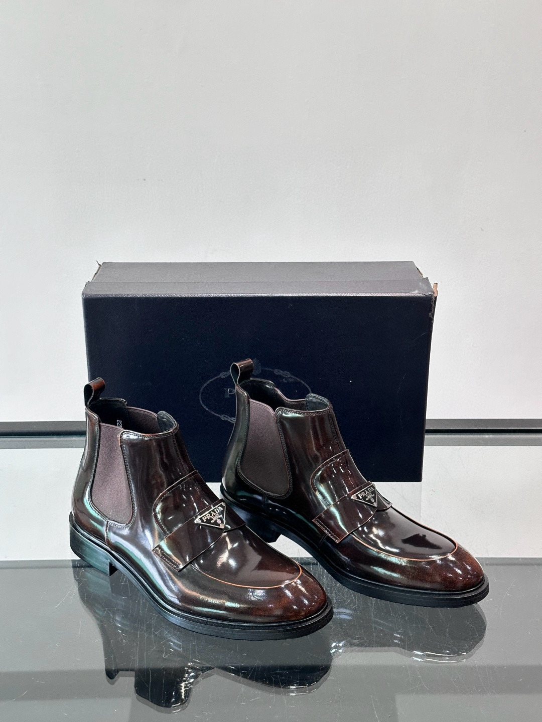 프라다 Prada 앵클 부츠