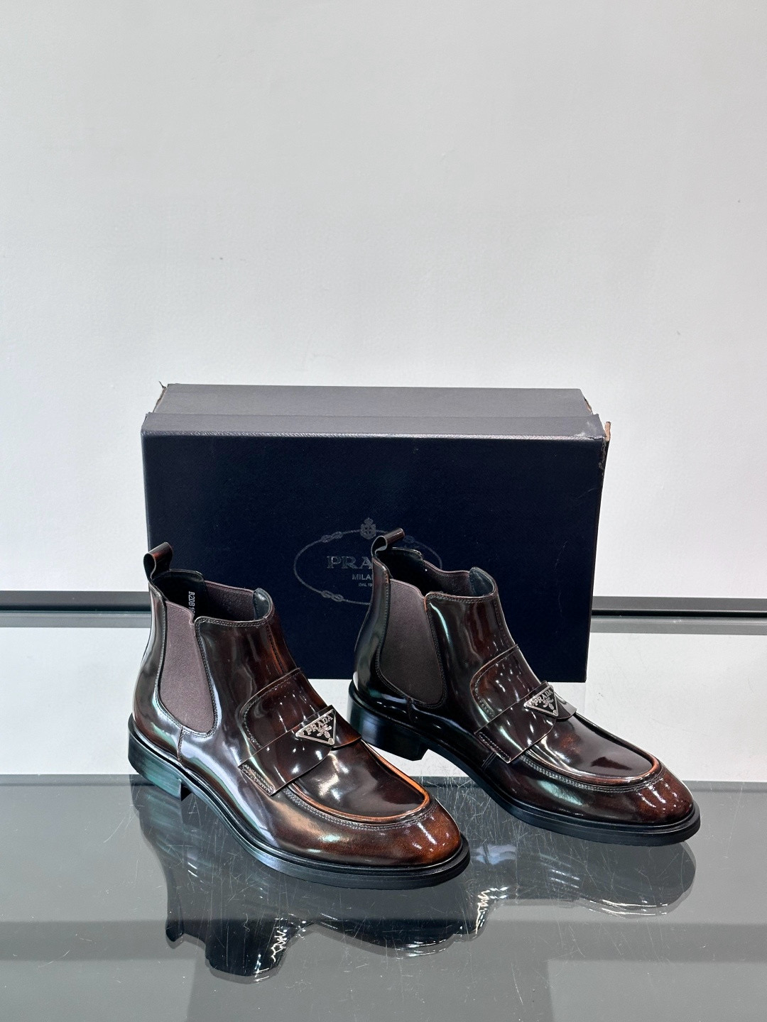 프라다 Prada 앵클 부츠