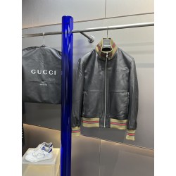 구찌 Gucci 레더 자켓