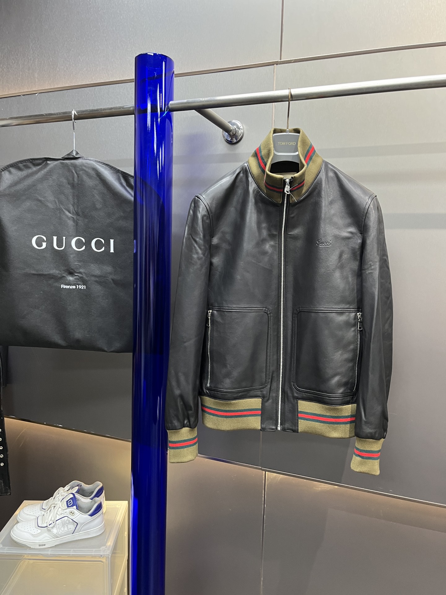 구찌 Gucci 레더 자켓