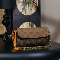 루이비통 Louis Vuitton M26587 Wallet on Chain Ivy Monogram Reverse Coated Canvas 23.5cm