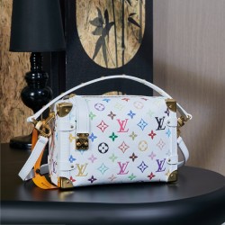 루이비통 Louis Vuitton x Murakami M14046 Takashi Side Trunk MM Multicolor 23.5cm