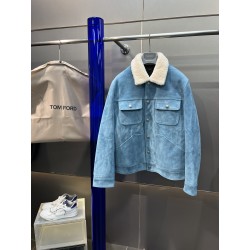 톰 포드 Tom Ford 레더 다운재킷