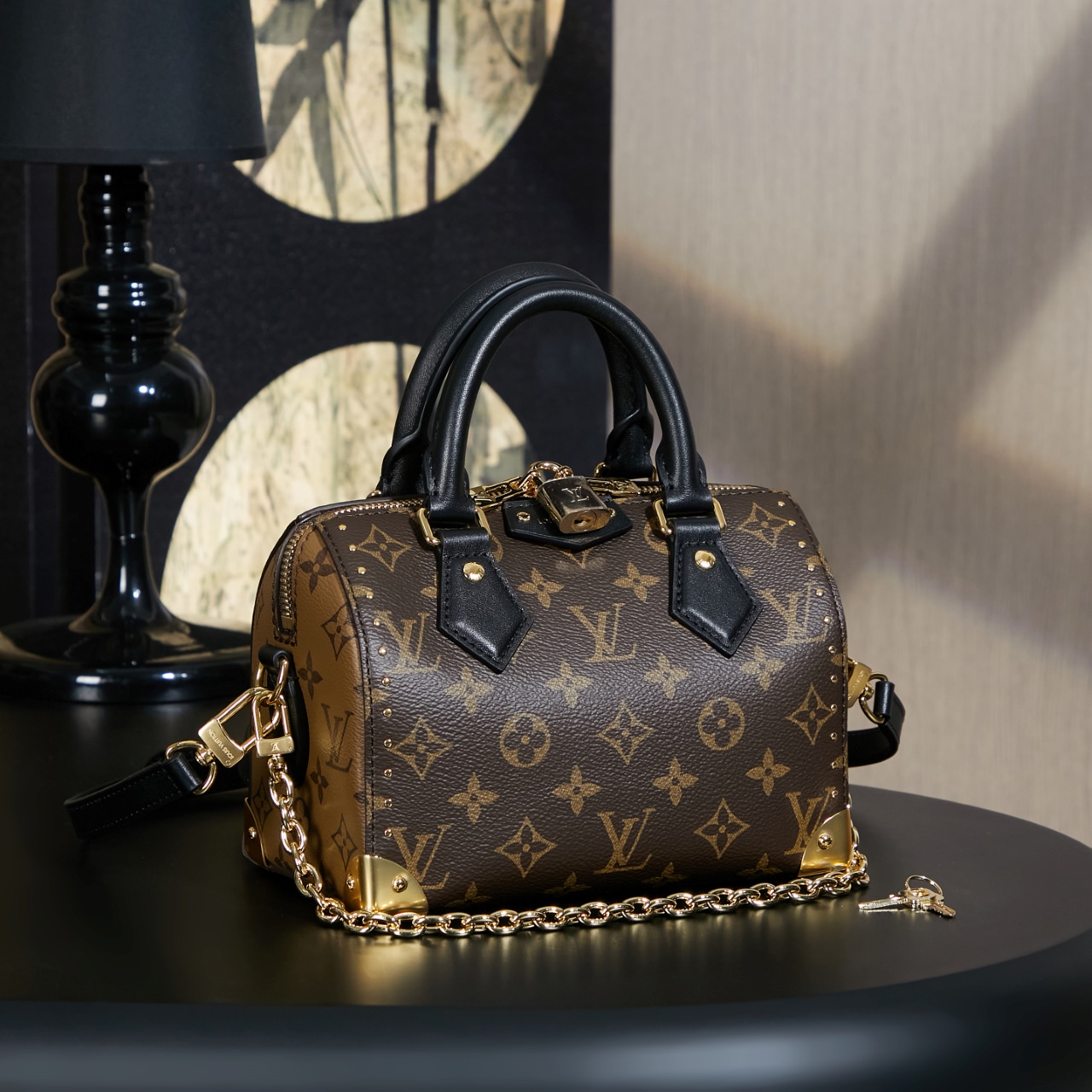 루이비통 Louis Vuitton M13146 Speedy Trunk 20 Monogram 20.5cm