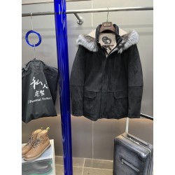 스테파노 리치 Stefano Ricci 레더 다운재킷