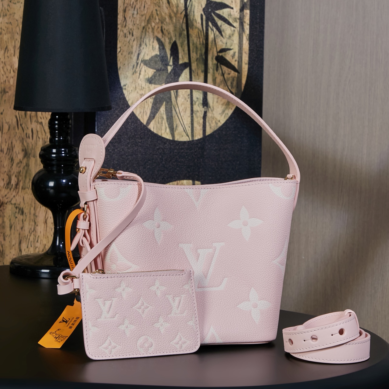 루이비통 Louis Vuitton M14356 All in BB Pink Quartz Pink Beige