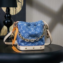 루이비통 Louis Vuitton M83043 Nano Noe Denim Blue