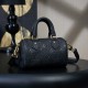 루이비통 Louis Vuitton M82450 Nano Speedy Monogram Empreinte Leather Black 16cm