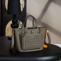 루이비통 Louis Vuitton M12109 Neverfull Bandouliere Inside Out BB Monogram Dark Fango