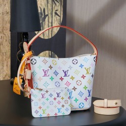 루이비통 M13089 Louis Vuitton x Murakami Takashi All in BB Multicolor White