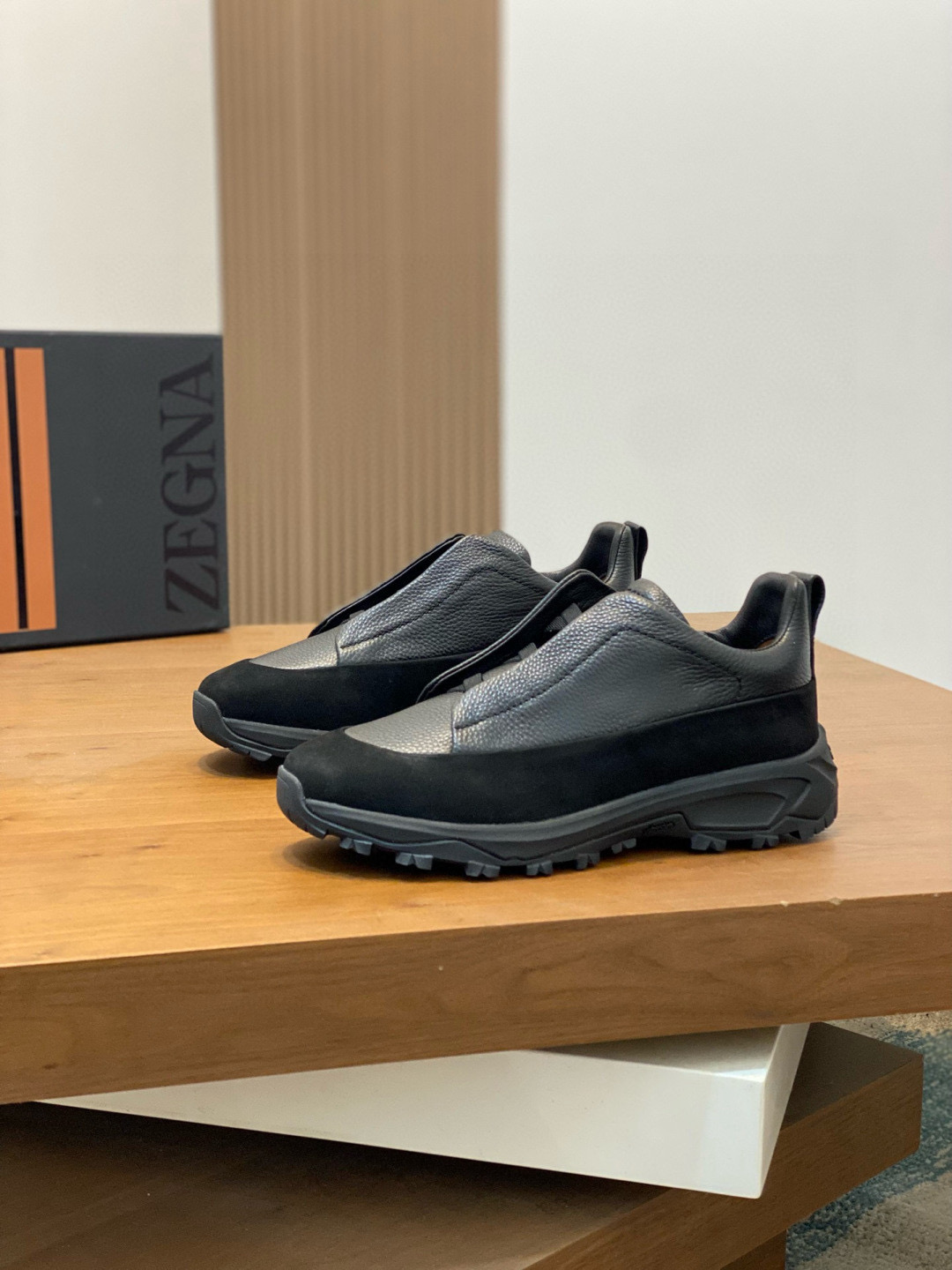 제냐 Zegna Triple StitchTM Monte 스니커즈