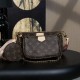 루이비통 Louis Vuitton M44840 Multi Pochette Accessoires Monogram Light Pink 24cm