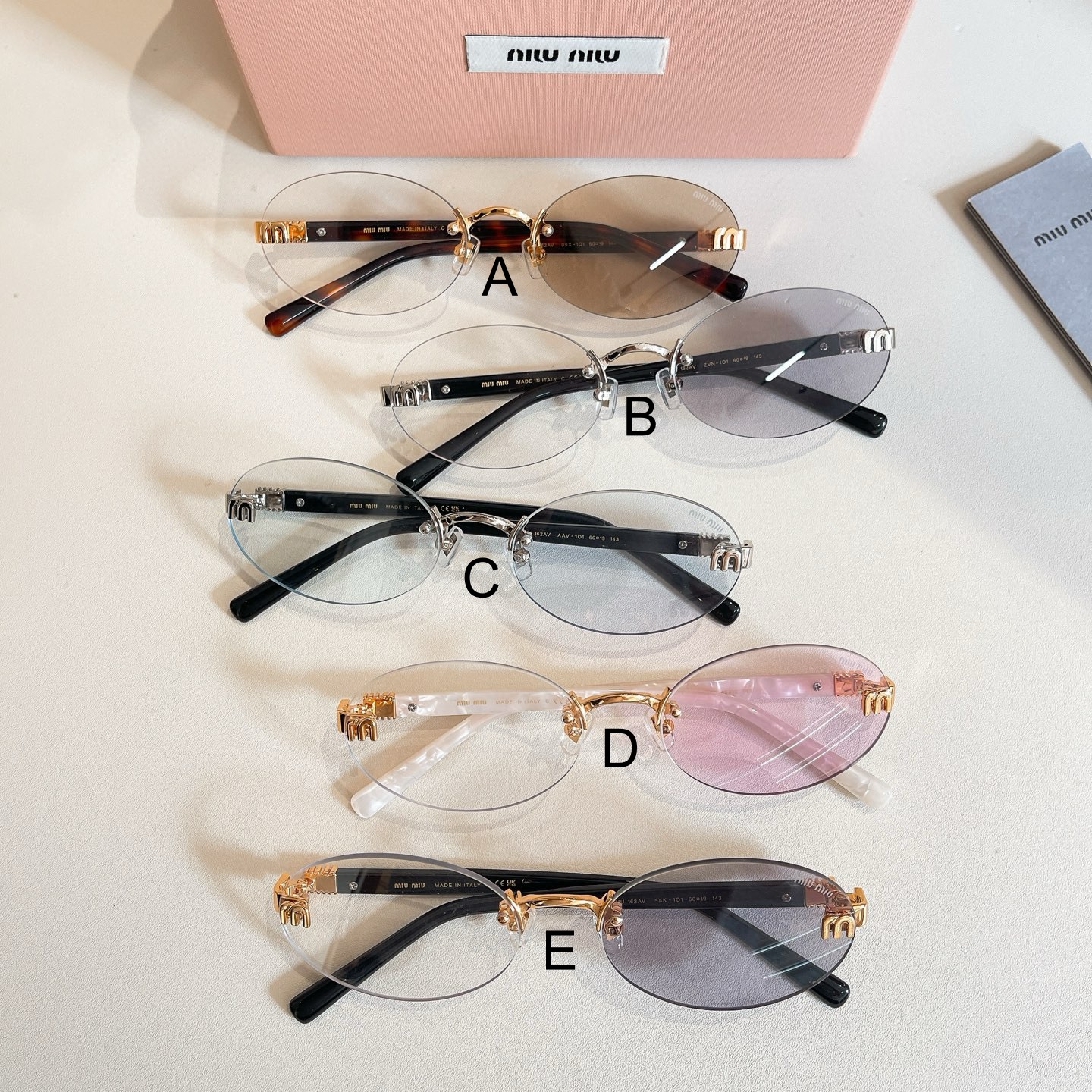 미우 미우 MIU MIU MU 162AV 60口19-143