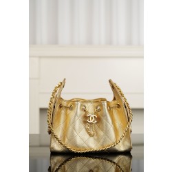 샤넬 CHANEL 26C AS5631 25 Mini Bag gold 22cm