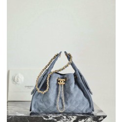 샤넬 CHANEL 26C C-571 25Small Handbag AS5293 Blue 26cm