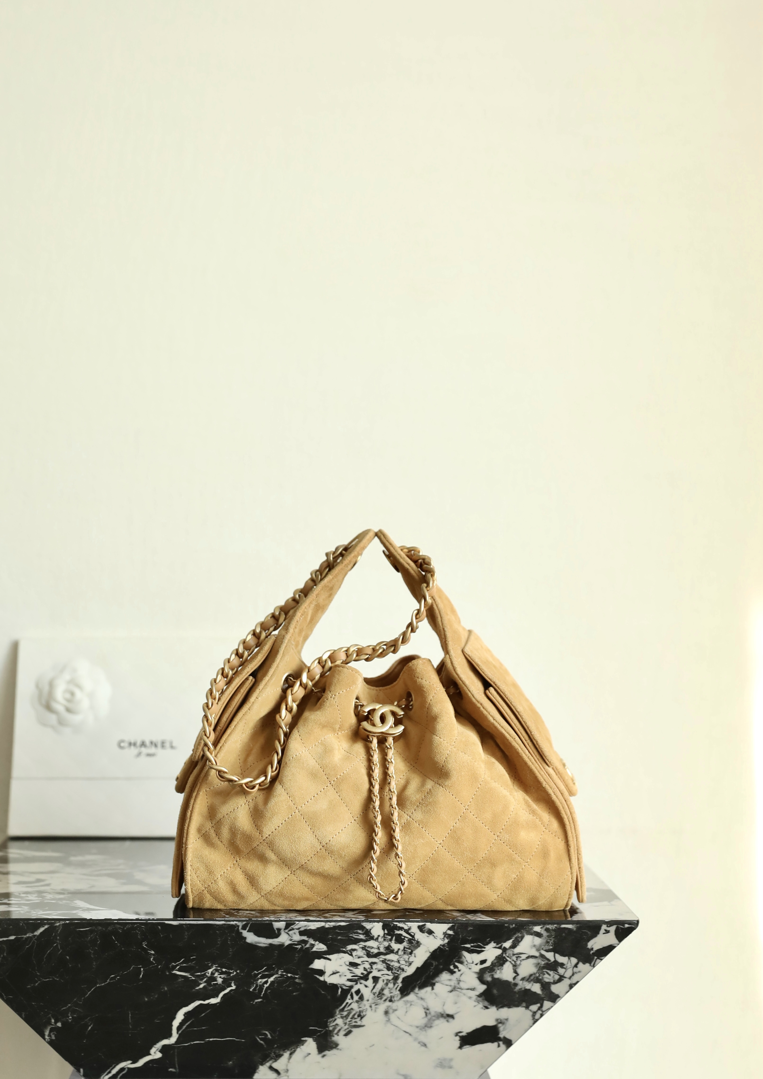 샤넬 CHANEL 26C C-571 25Small Handbag AS5293 yellow 26cm