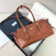 프라다 Prada 1BG628 보니 미디움 앤틱 레더 토트백 체스트넛 브라운 32cm