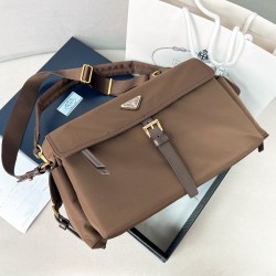프라다 Prada 1BD391 익스플로어 라지 리나일론 숄더백 37.5cm