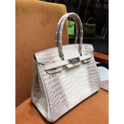 에르메스 Hermes Birkin 30cm HENG LONG Himalaya/silver