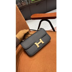 에르메스 Hermes Constance Elan Epsom 88 Graphite/gold