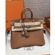 에르메스 Hermes Birkin 25cm Togo 37 Gold/silver