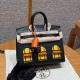 에르메스 Hermes Birkin Faubourg Touch 20cm Madame and Alligator 89 Noir/noir
