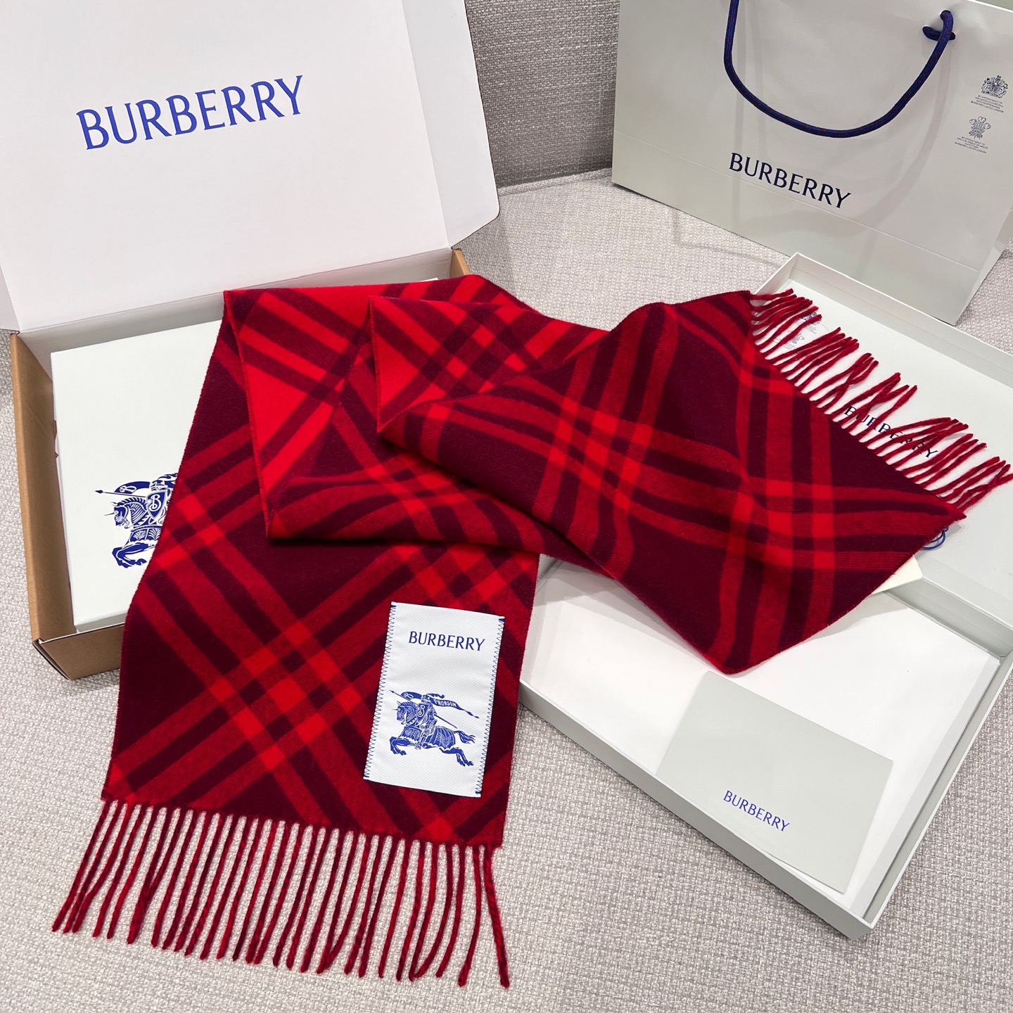 버버리 Burberry 캐시미어 케이프 168X30cm