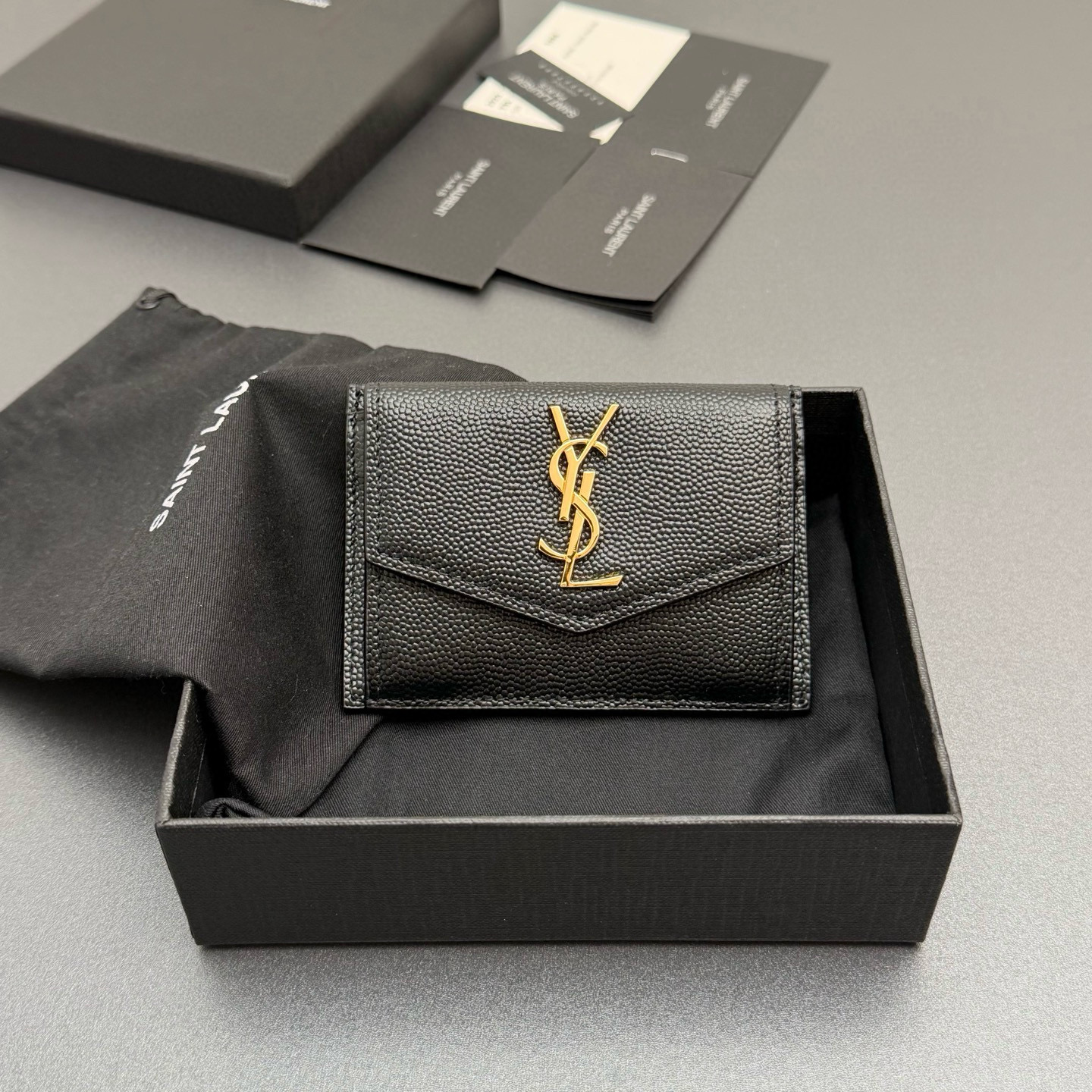 생로랑 Saint laurent/YSL 582305 UPTOWN 카드 케이스 10.5cm