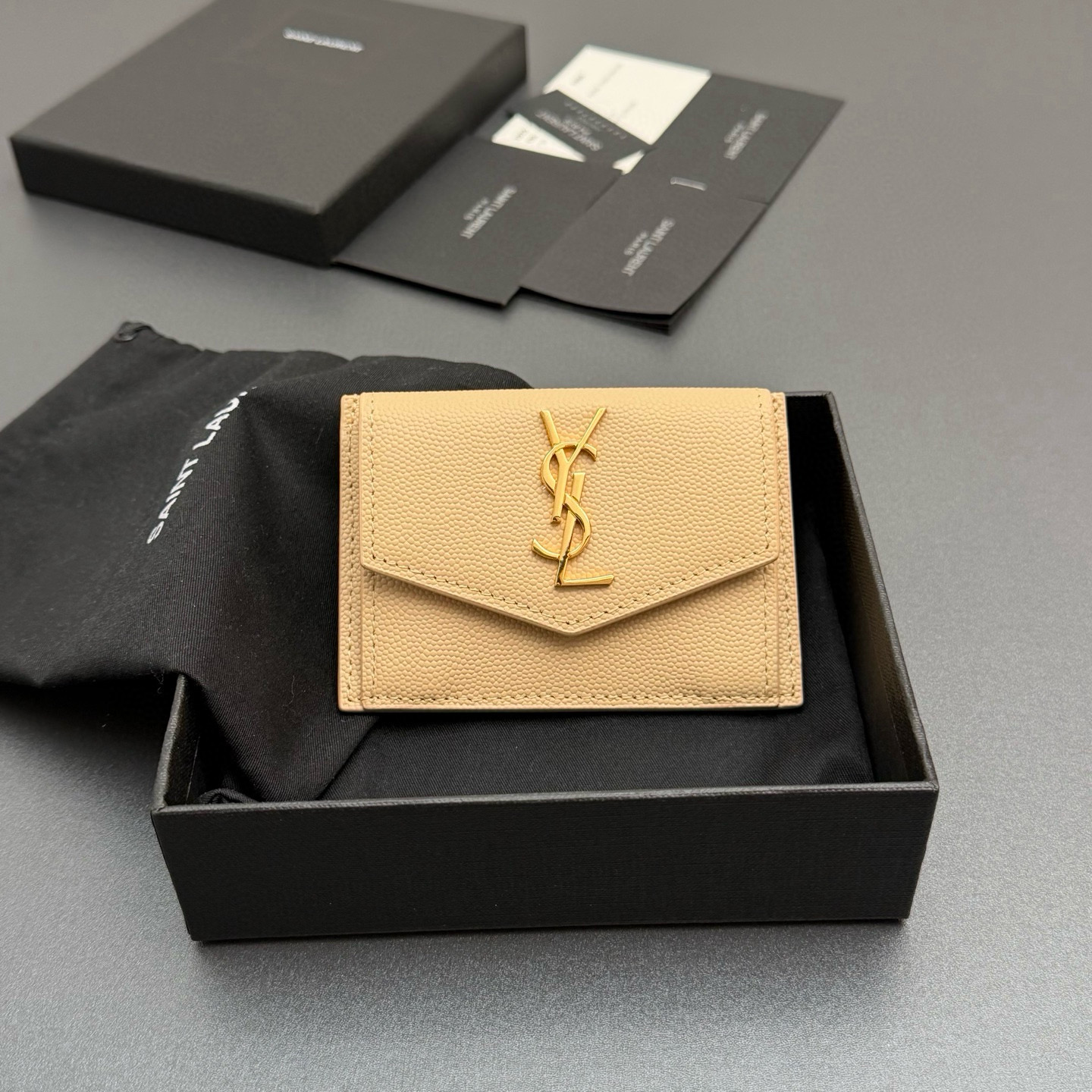 생로랑 Saint laurent/YSL 582305 UPTOWN 카드 케이스 10.5cm