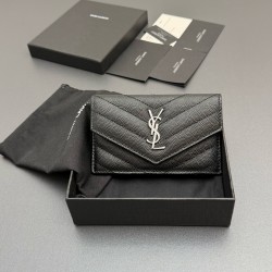 생로랑 Saint laurent/YSL 612808 MATELASSE 카드 케이스 13cm