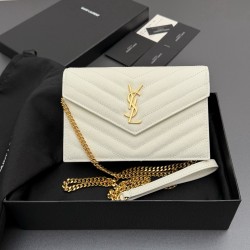 생로랑 Saint laurent/YSL 393953 ENVELOPE 체인 지갑 19cm