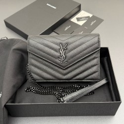 생로랑 Saint laurent/YSL 393953 ENVELOPE 체인 지갑 19cm