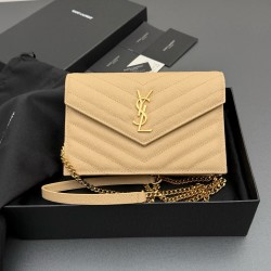 생로랑 Saint laurent/YSL 393953 ENVELOPE 체인 지갑 19cm