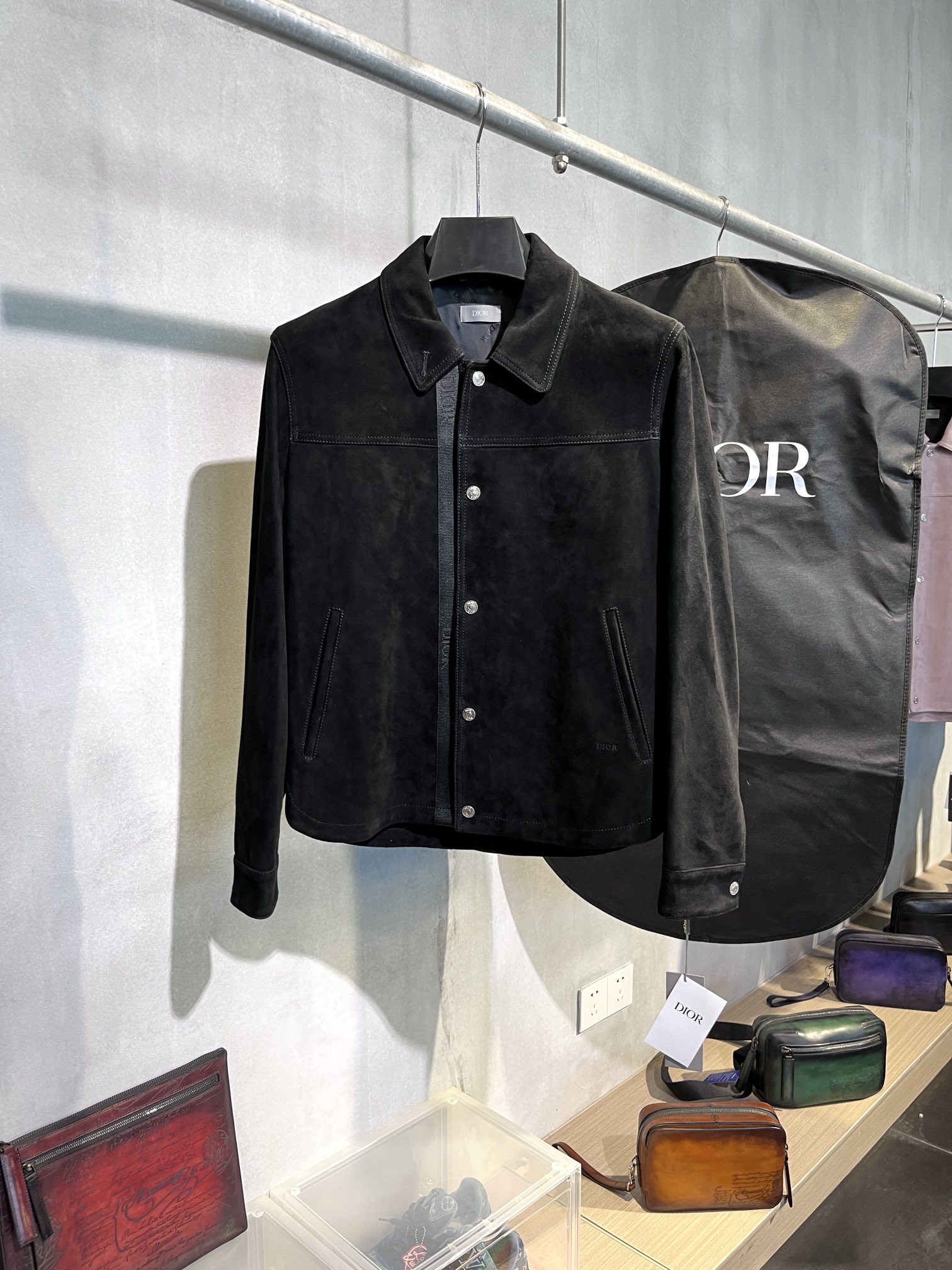 디올 DIOR 레더 재킷