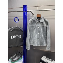 디올 DIOR 레더 재킷