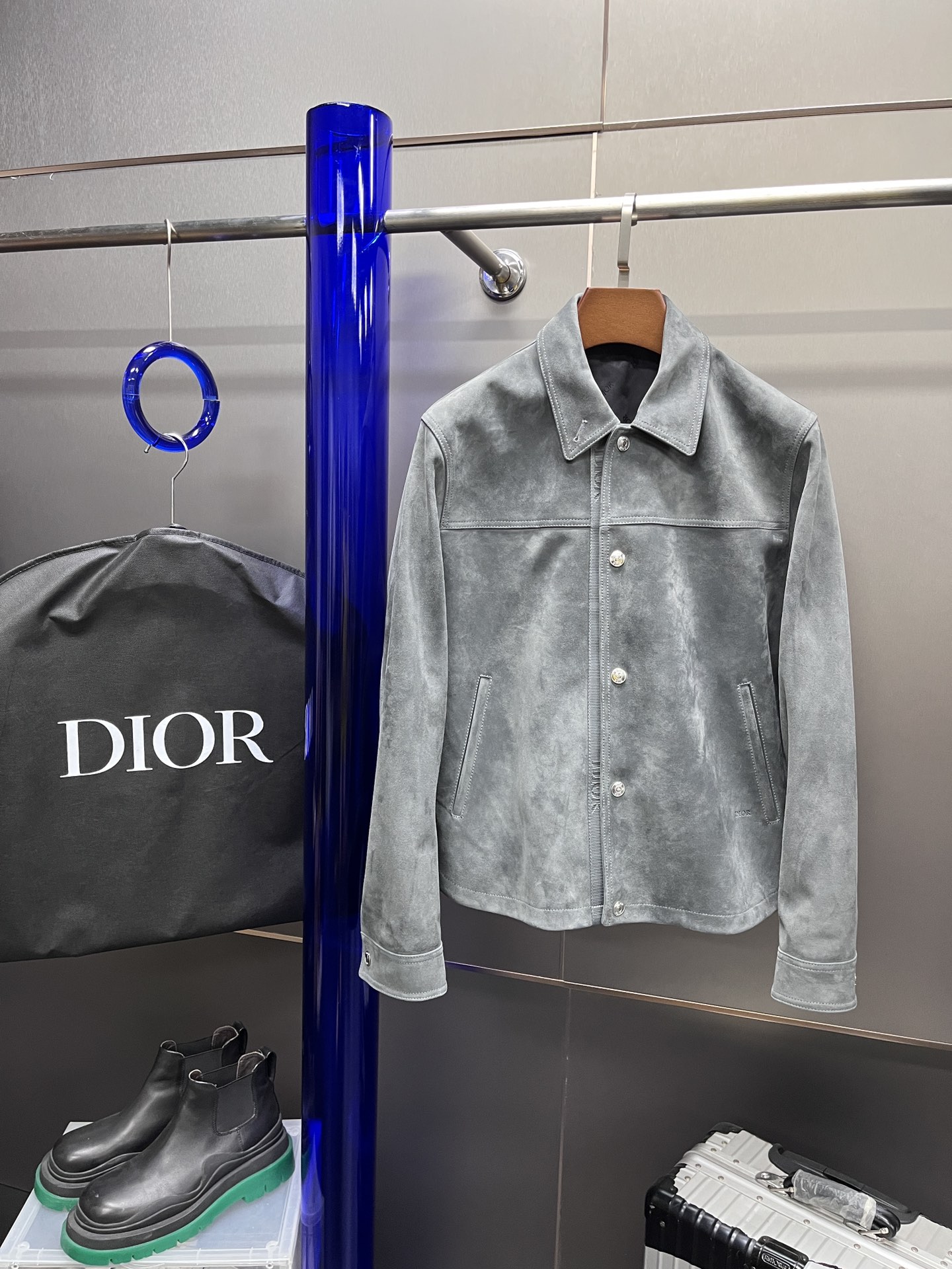 디올 DIOR 레더 재킷