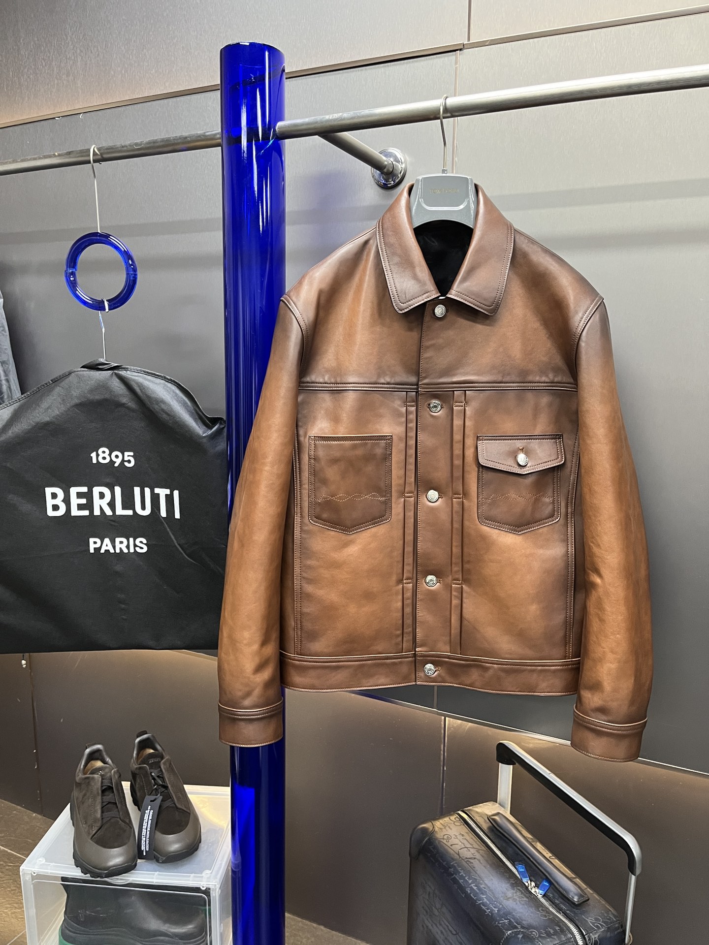 벨루티 BERLUTI 레더 재킷