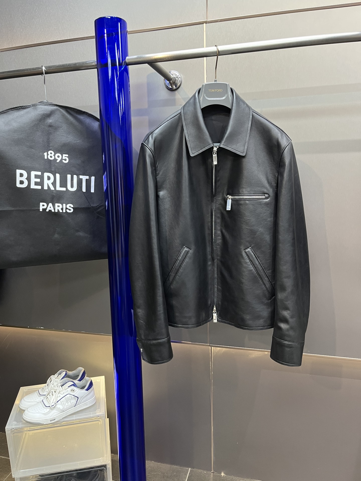 벨루티 BERLUTI 레더 재킷