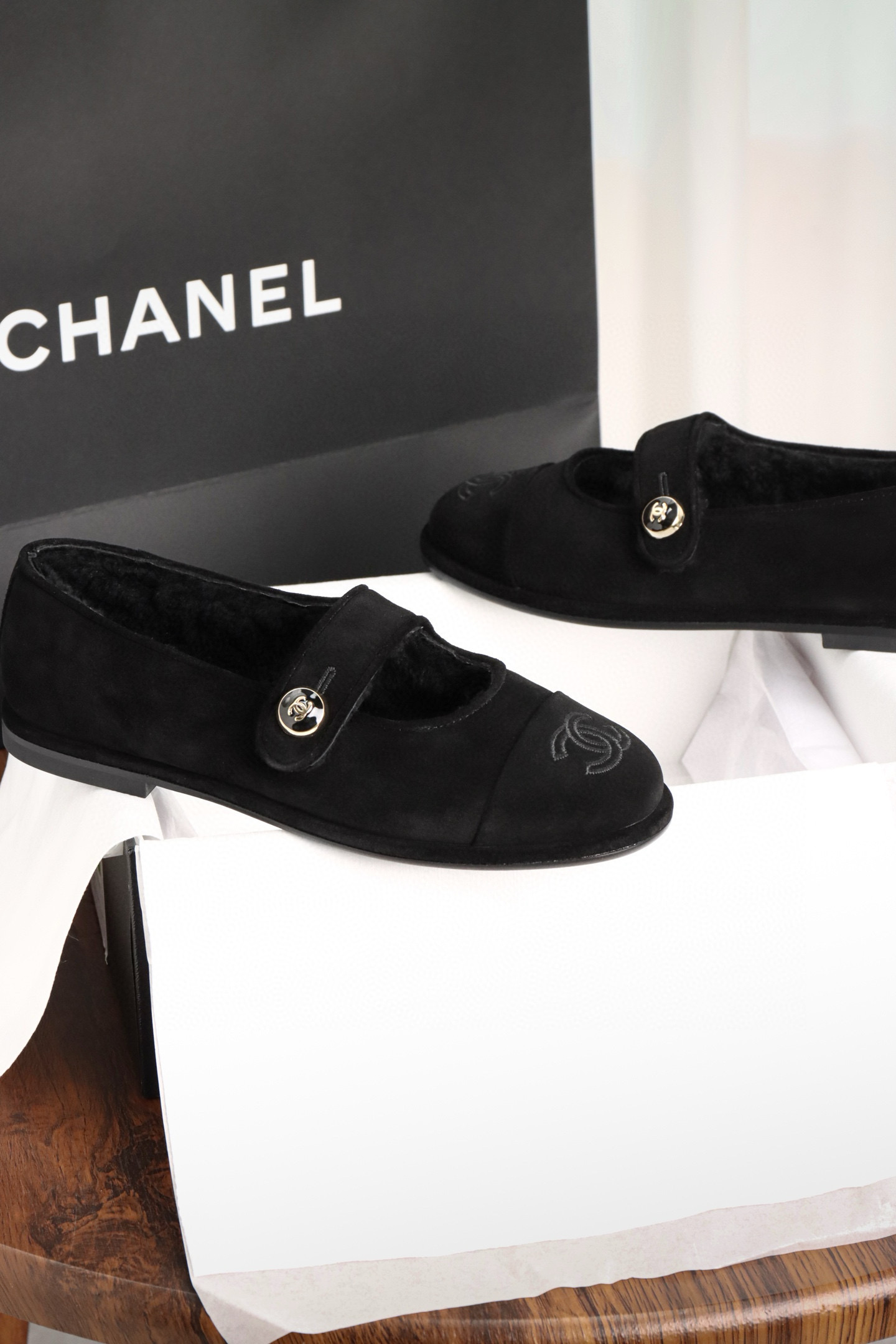 샤넬 CHANEL 메리제인 Black