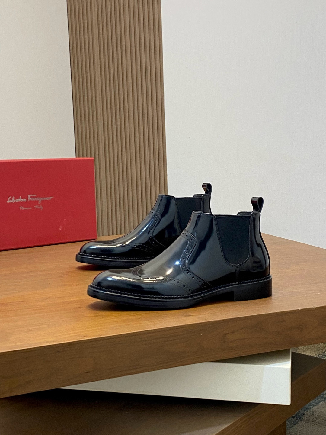 살바토레 페라가모 Salvatore Ferragamo Mocassin 앵클 부츠