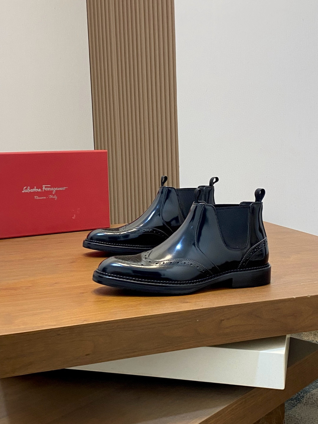 살바토레 페라가모 Salvatore Ferragamo Mocassin 앵클 부츠