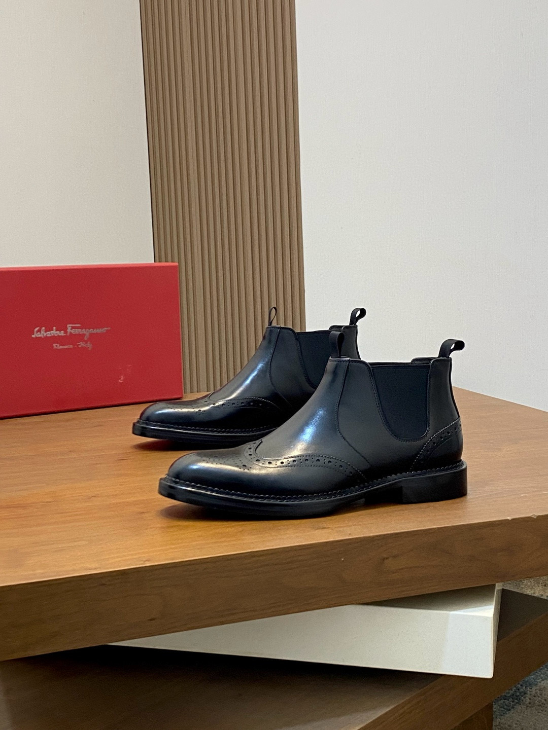 살바토레 페라가모 Salvatore Ferragamo Mocassin 앵클 부츠