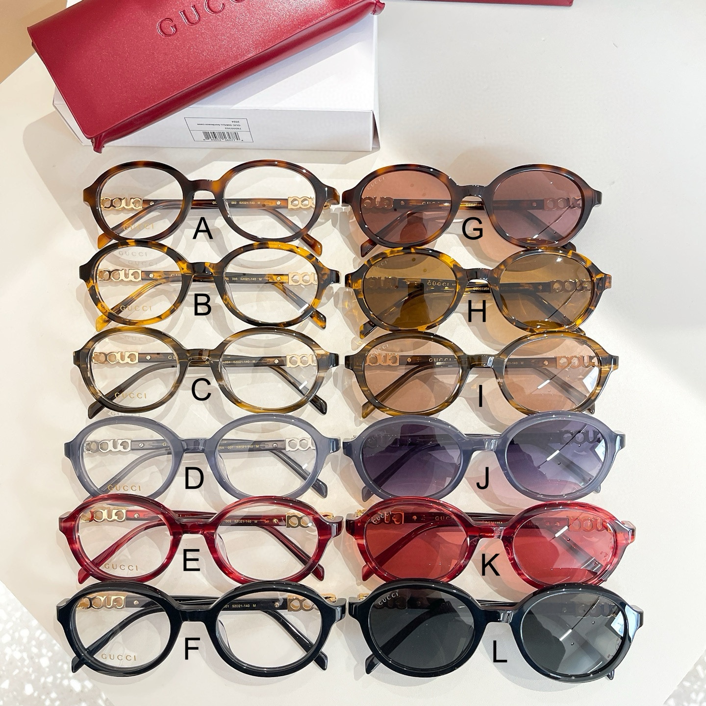 구찌 Gucci GG2033SA 52口21-140