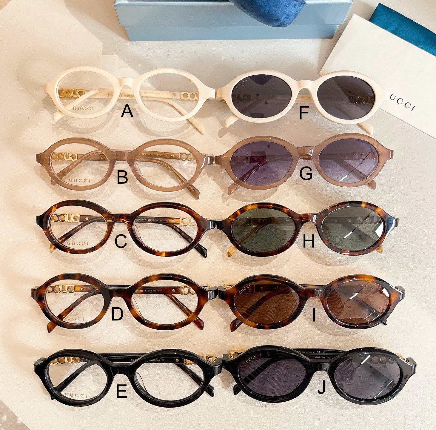 구찌 Gucci GG2153S 51口19-140