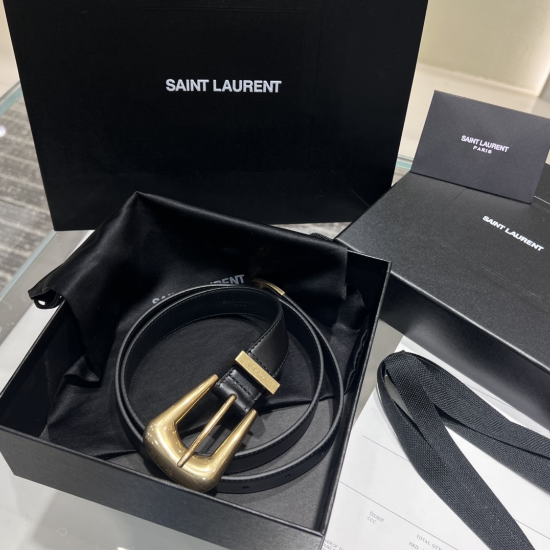 생로랑 Saint Laurent 벨트 25mm