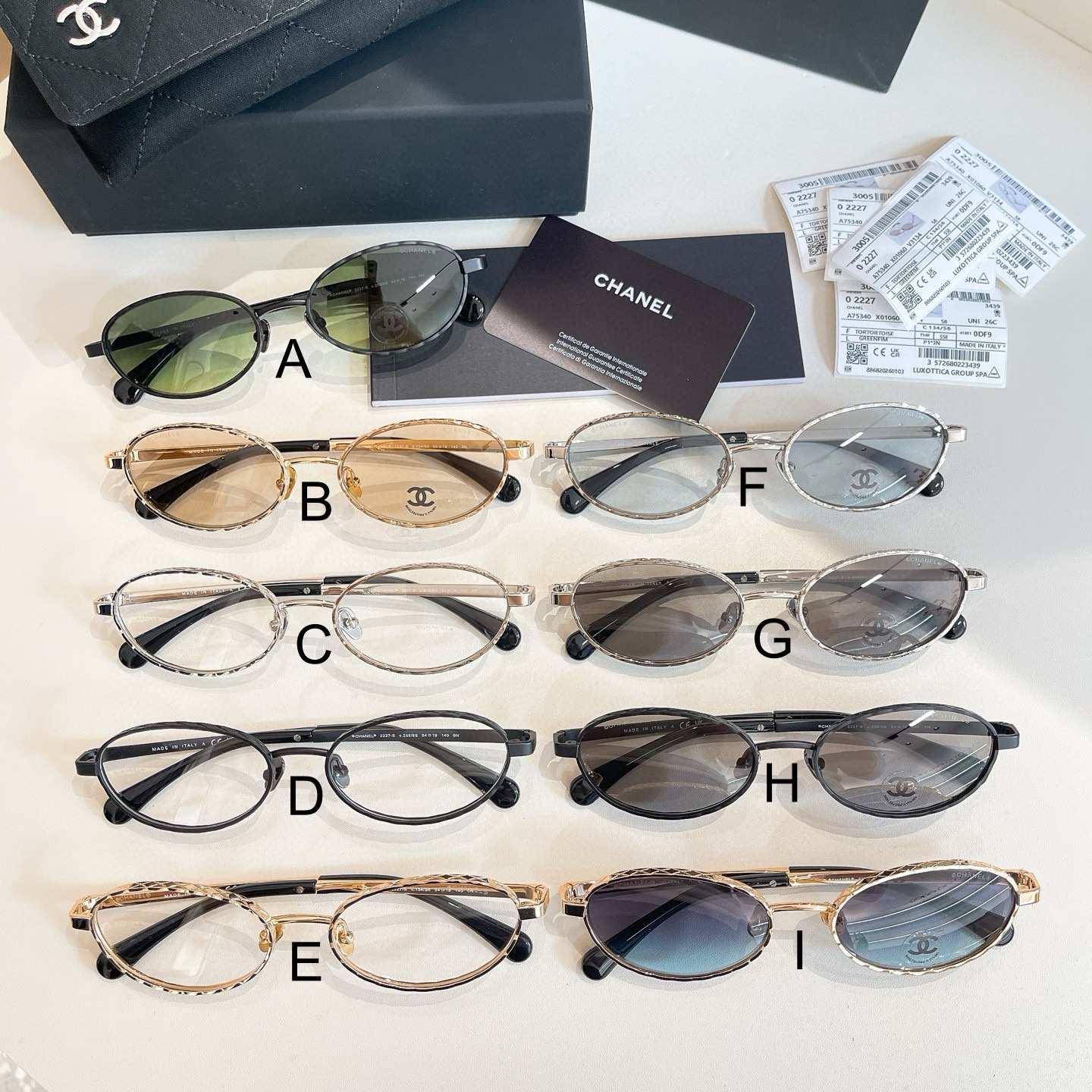 샤넬 Chanel 2227 54口19-140