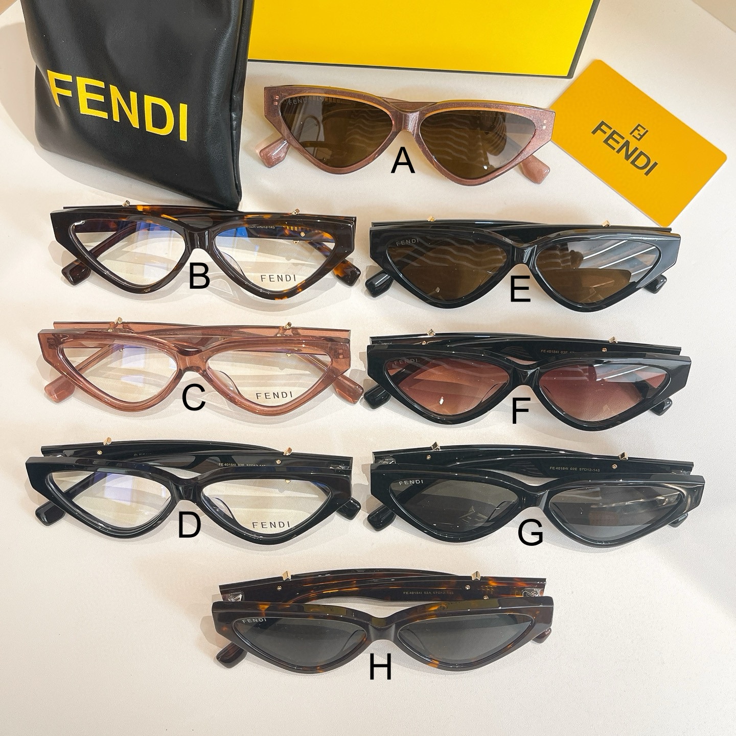 펜디 FENDI FE 40184I 57口12-145
